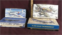 Vintage Lot of Model Planes and Jets