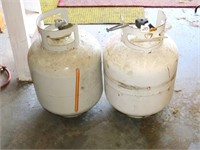 (2) Propane Tanks - one is empty and the other is