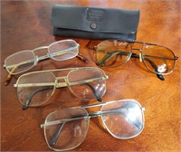 4 Pairs of Prescription Glasses