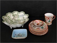 Collection of Japanese inspired China dishware