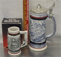 2 AVON collectible steins, see pics