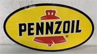 Pennzoil plastic single sided sign