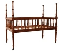 Early Texas Furniture Antique Walnut Crib