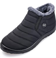 (Size: 41) Womens Snow Boots Warm Winter Shoes