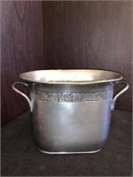 POTTERY BARN WINE BUCKET - 10.5 X 6 X 7 “