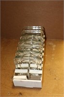 7 Glass Candle Holders