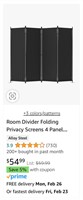 Morngardo Room Divider Folding Privacy Screens