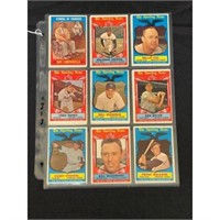 (19) 1959 Topps Allstar Cards Nice Shape