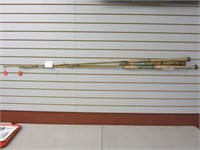 3 Vintage Fiberglass Surf Rods