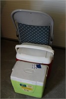 Coleman & Igloo Coolers and Folding Chair