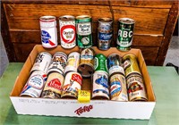 Variety of 18 Beer Cans