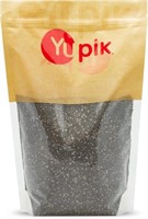 Sealed- Yupik Raw Black Chia Seeds, 1kg