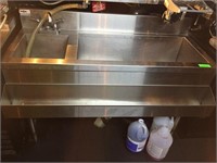 HD All S/S 48" Cocktail Sink