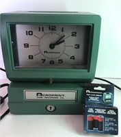 Time recorder with extra ribbon
