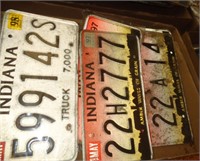 LOT OF 1990'S LICENSE PLATES - B