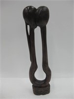 13.5" African Carved Wood Statue