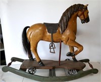 Vintage Rocking Horse 33"x26"