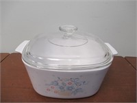 Corning Ware Flowered Baking Dish with Lid