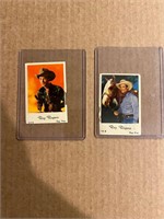 1952 Dutch Gum Set B Roy Rogers 2 card lot