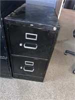 2 drawer metal file cabinet no key