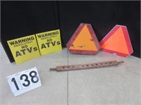 Drawbar, Safety Triangles & Signs