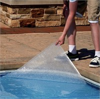 BLUE WAVE CLEAR SOLAR POOL COVER 15FT ROUND