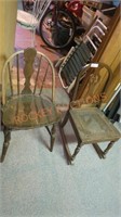 Wooden chair lot