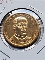 Gold Plated 2013 William McKinley Presidential Dol