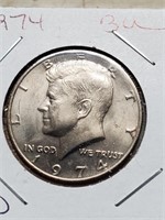 BU 1974 Kennedy Half Dollar