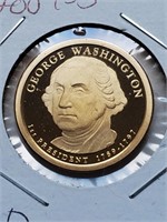 2007-S Proof George Washington Presidential Dollar
