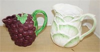 SELECTION OF CERAMIC PITCHERS