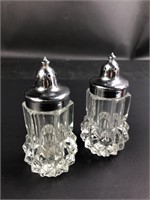 Lead Crystal S&P Shakers 4"H
