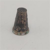 Antique Sterling Silver 925 Thimble Mexico