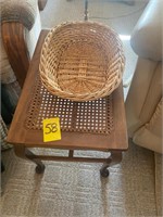End table and basket