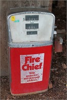 Vintage Fire Chief Gas Pump