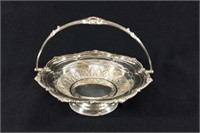 Sterling Silver Handle Symbol Round Tray