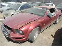 2007 Ford Mustang 1ZVFT84N375284823 Red