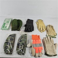 (5) Pairs of Gloves / Mosquito Head Nets