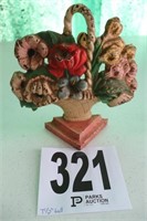 Vintage Case Iron 'Basket of Flowers' Door
