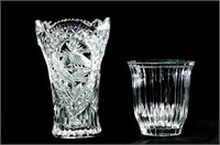 American Brilliant Period Hofbauer Etched Crystal