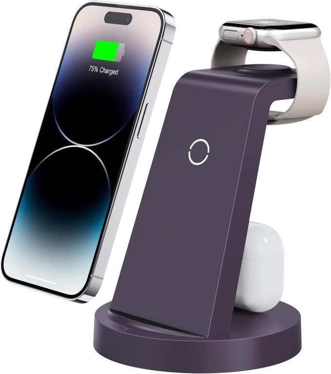 3 in 1 Charging Station for iPhone - Wireless