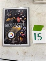 Steelers Men of Steel jumbo card