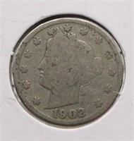1902 Liberty V Nickel