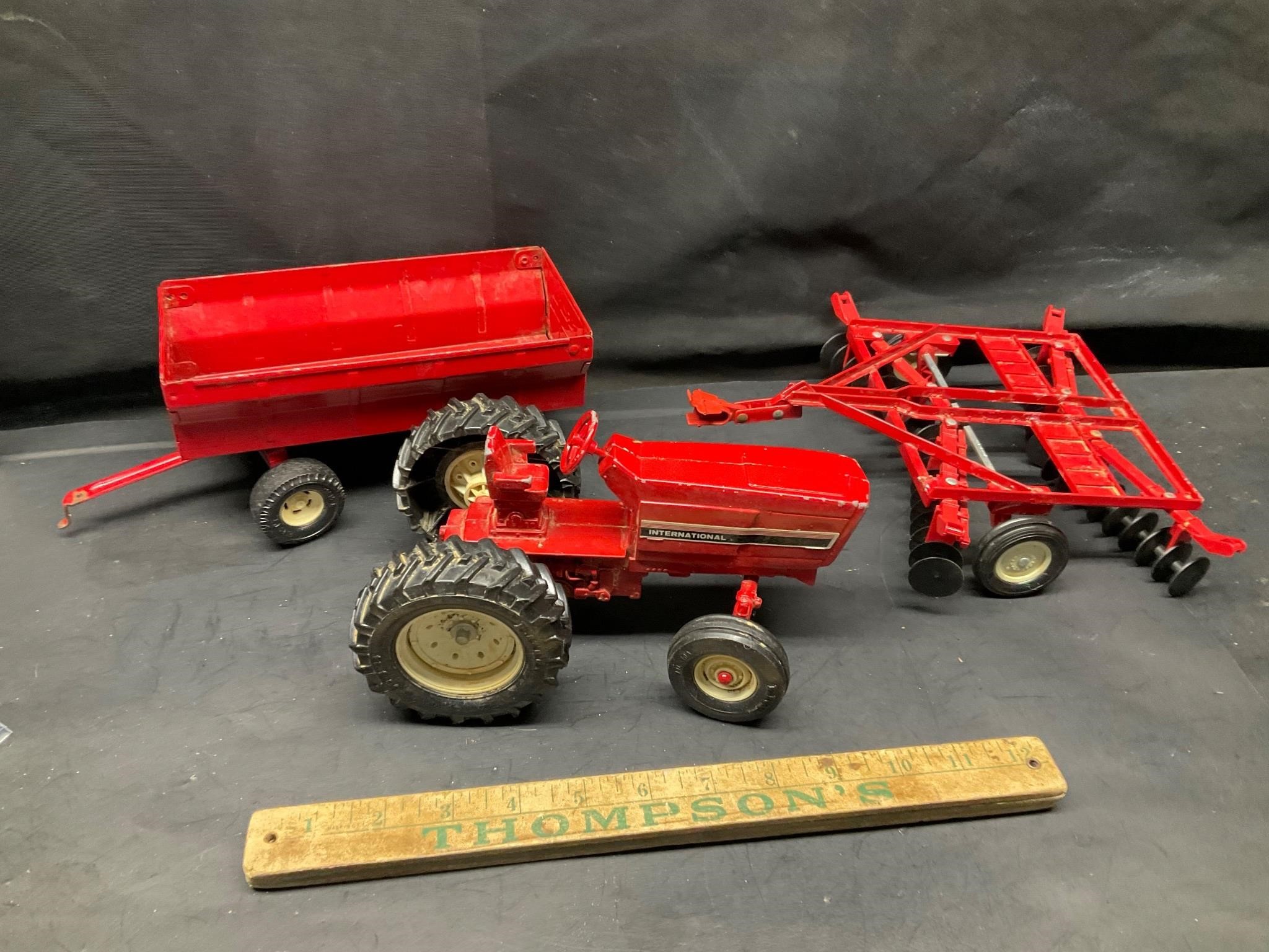 Ertl tractor and equipment