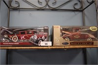 SET OF 2 1:18 SCALE DIE CAST VEHICLES NOS