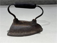 Antique Cast Iron Hand Held Iron