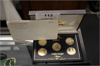 24K GOLD PLATED PROOF SET/1971 PROOF SET