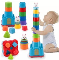 New Baby Stacking Toys Toddler Nesting Stack Cups