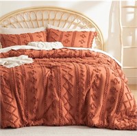 Bedsure Tufted Boho Comforter Set King -