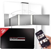 New Self-Cut System - 3 Way Mirror with Lights -